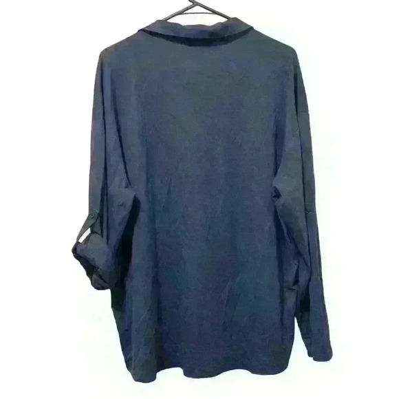 ALTELIME Women's Collared 3/4 Roll up Sleeve Pullover Top NWT Size XXL - Picture 3 of 10